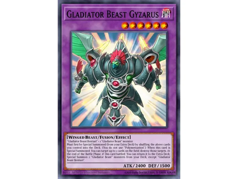 Gladiator Beast Gyzarus (Gold Rare)