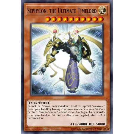 Sephylon, the Ultimate Timelord (Gold Rare)