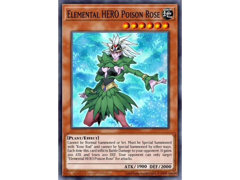 Elemental HERO Poison Rose (Secret Rare)