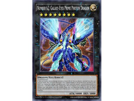 Number 62: Galaxy-Eyes Prime Photon Dragon (Ultimate Rare)