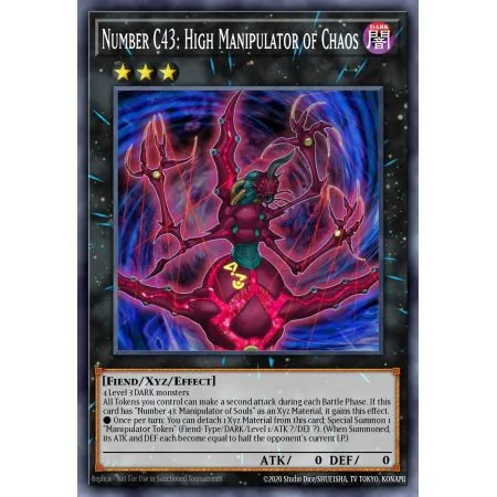 Number C43: High Manipulator of Chaos (Rare)