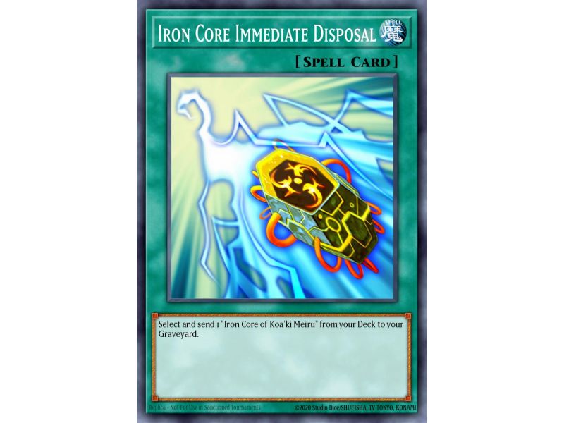 Iron Core Immediate Disposal (Common)