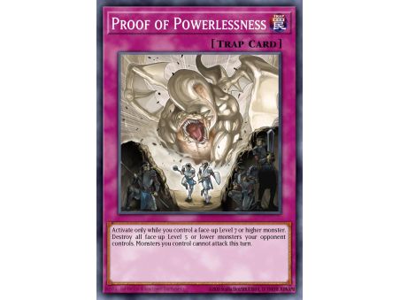 Proof of Powerlessness (Common)