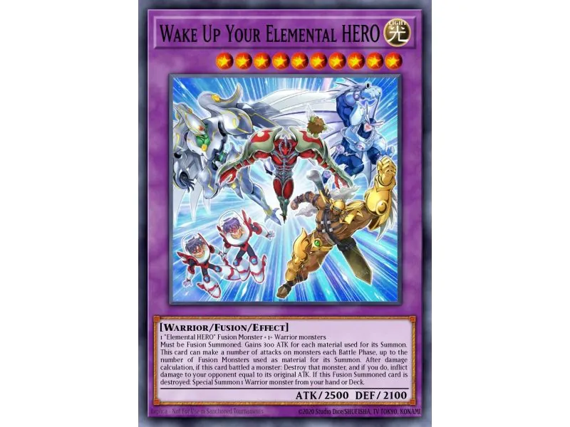 Wake Up Your Elemental HERO (Starlight Rare)