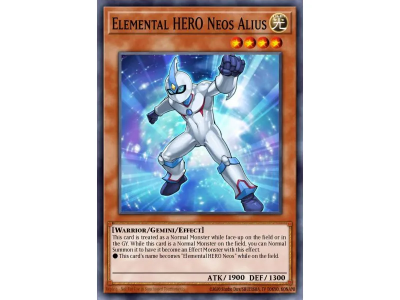 Elemental HERO Neos Alius (Secret Rare)
