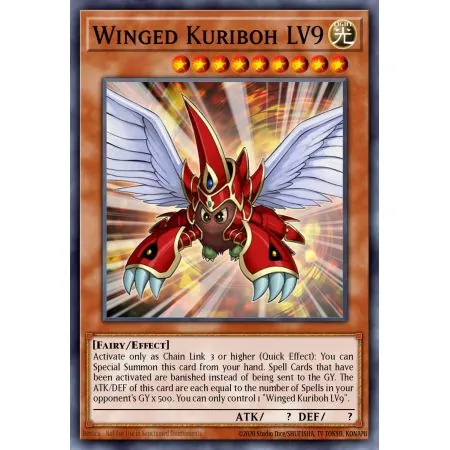 Winged Kuriboh LV9 (Rare)