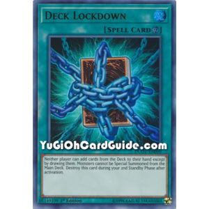 Deck Lockdown (Ultra Rare)
