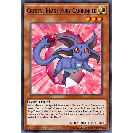 Crystal Beast Ruby Carbuncle (Super Rare)