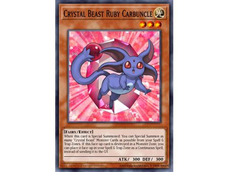 Crystal Beast Ruby Carbuncle (Super Rare)