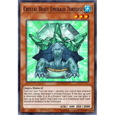 Crystal Beast Emerald Tortoise (Super Rare)