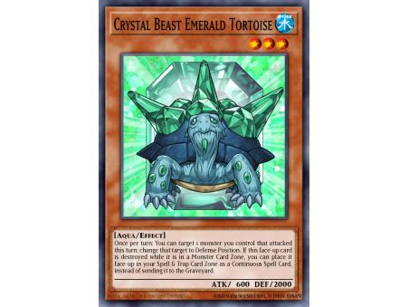 Crystal Beast Emerald Tortoise (Super Rare)