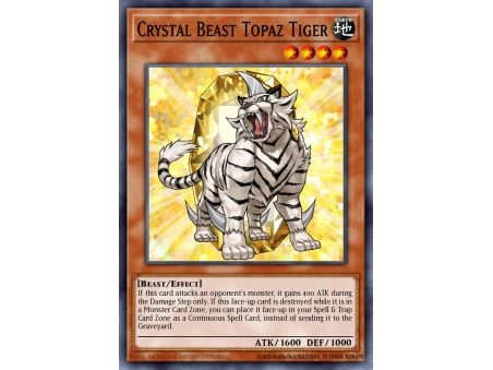 Crystal Beast Topaz Tiger (Super Rare)