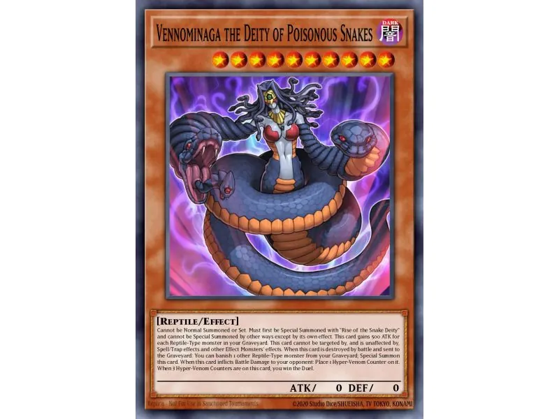 Vennominaga the Deity of Poisonous Snakes (Rare)