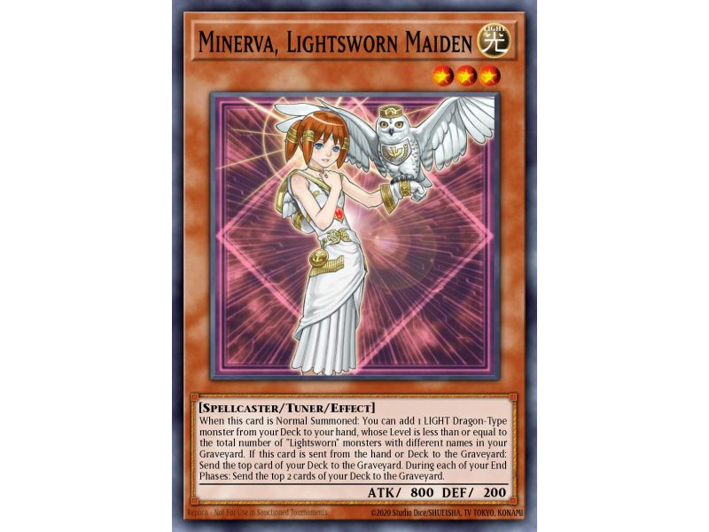 Minerva, Lightsworn Maiden (Super Rare)