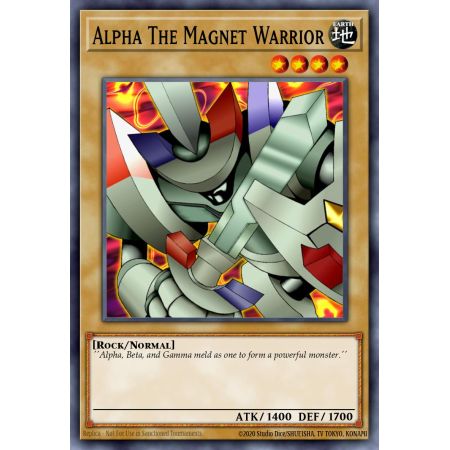 Alpha The Magnet Warrior (Rare)