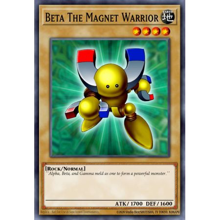 Beta The Magnet Warrior (Rare)