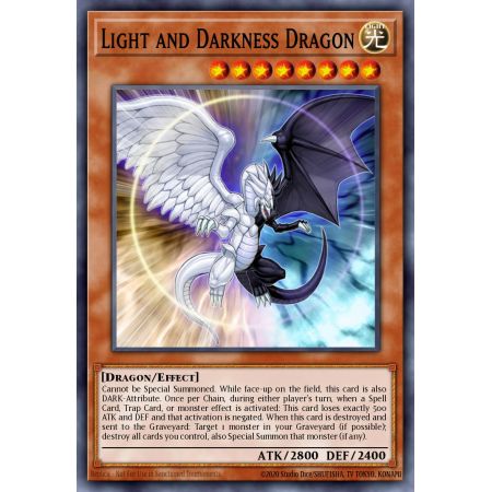 Light and Darkness Dragon (Secret Rare)