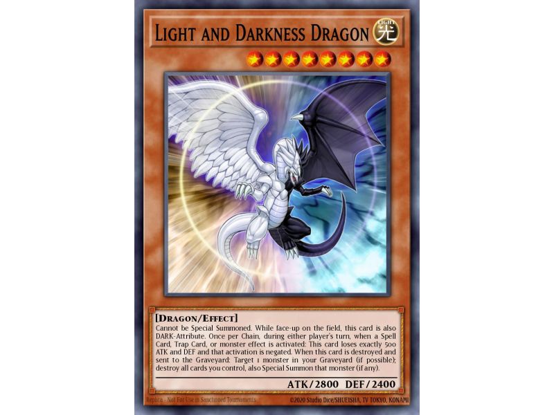 Light and Darkness Dragon (Secret Rare)