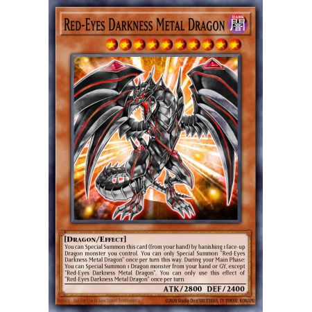 Red-Eyes Darkness Metal Dragon (Common)
