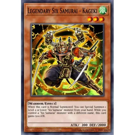 Legendary Six Samurai - Kageki (Super Rare)