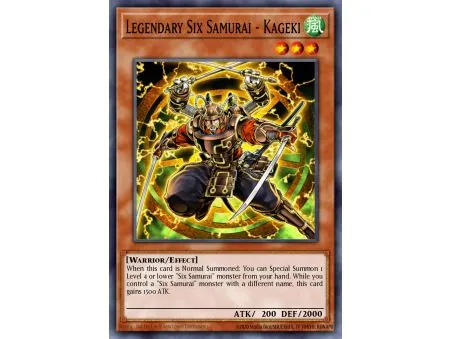 Legendary Six Samurai - Kageki (Super Rare)