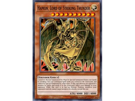 Hamon, Lord of Striking Thunder (Ultimate Rare)