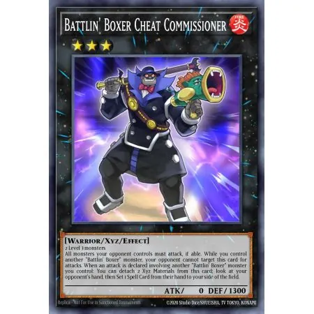 Battlin' Boxer Cheat Commissioner (Rare)