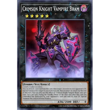 Crimson Knight Vampire Bram (Ultra Rare)