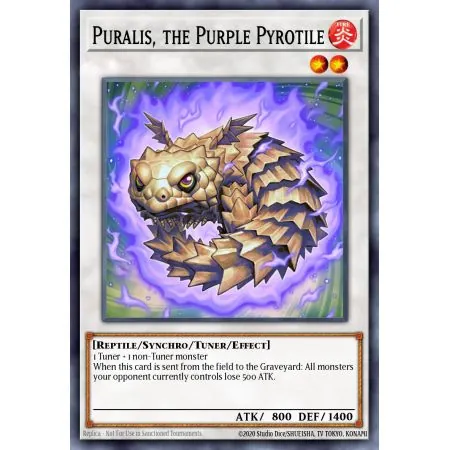Puralis, the Purple Pyrotile (Rare)