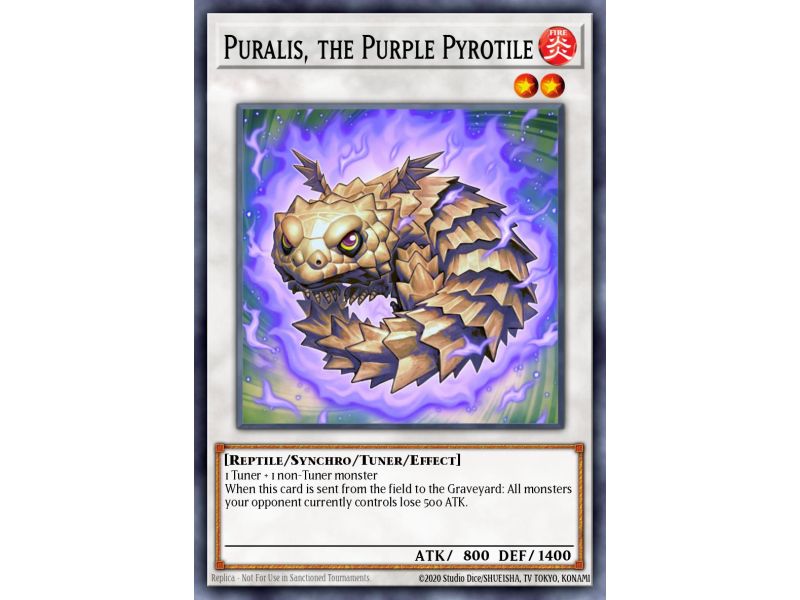Puralis, the Purple Pyrotile (Rare)