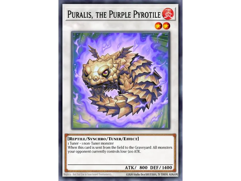 Puralis, the Purple Pyrotile (Rare)