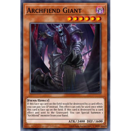Archfiend Giant (Rare)