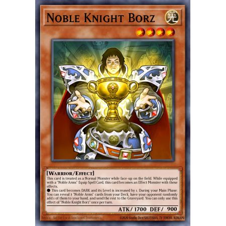 Noble Knight Borz (Super Rare)