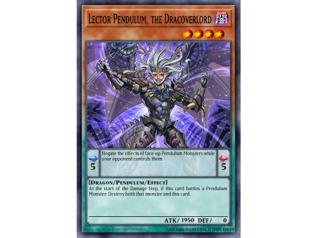 Lector Pendulum, the Dracoverlord (Ultra Rare)