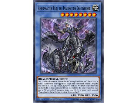 Amorphactor Pain, the Imagination Dracoverlord (Super Rare)