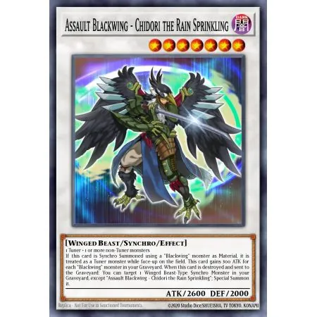 Assault Blackwing - Chidori the Rain Sprinkling (Super Rare)