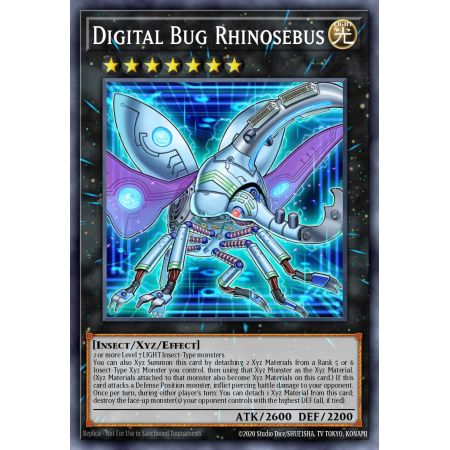 Digital Bug Rhinosebus (Super Rare)