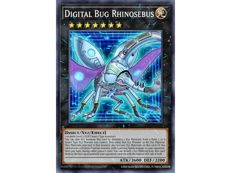Digital Bug Rhinosebus (Super Rare)