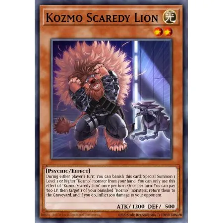 Kozmo Scaredy Lion (Super Rare)