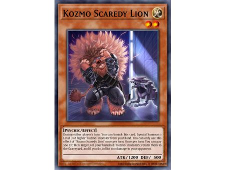 Kozmo Scaredy Lion (Super Rare)