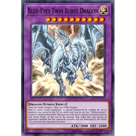 Blue-Eyes Twin Burst Dragon (Secret Rare)