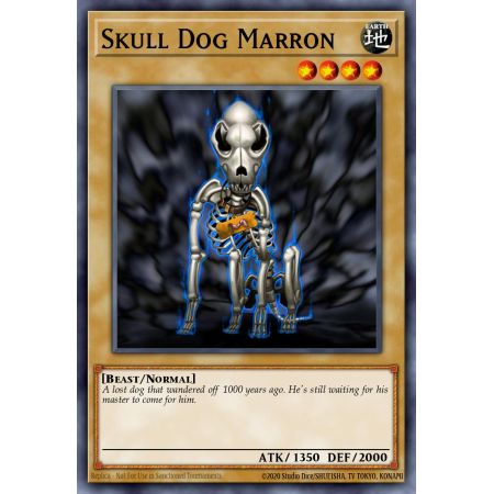 Skull Dog Marron (Common)