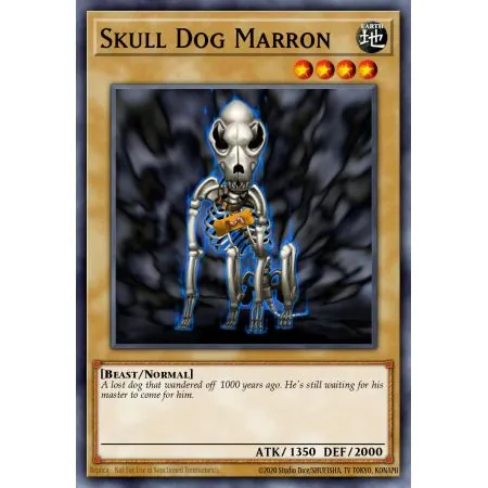 Skull Dog Marron (Common)