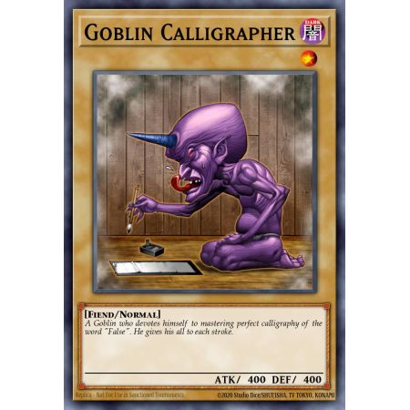 Goblin Calligrapher (Common)