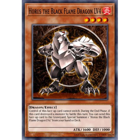 Horus the Black Flame Dragon LV4 (Rare)