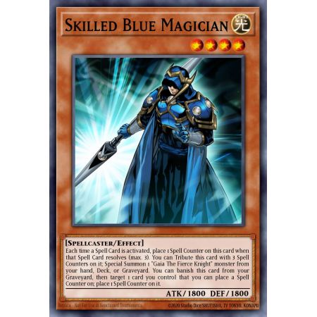 Skilled Blue Magician (Common)