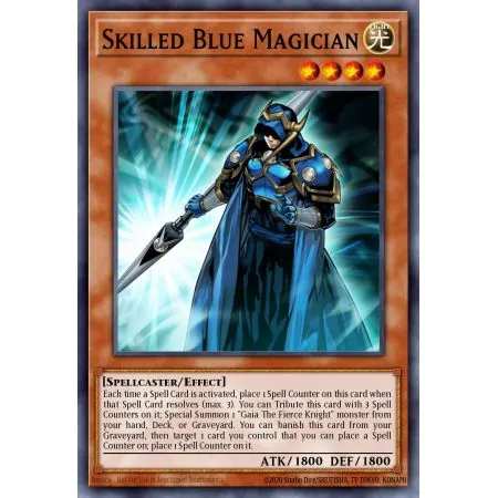 Skilled Blue Magician (Common)