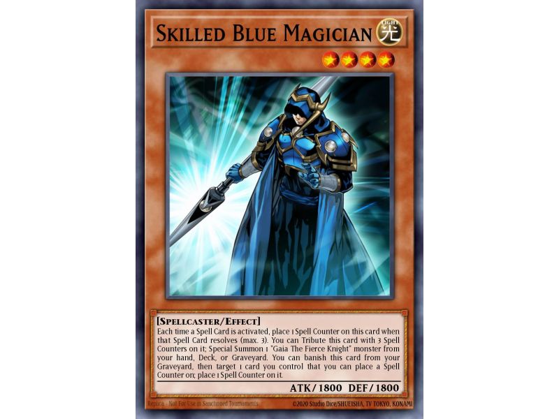 Skilled Blue Magician (Common)