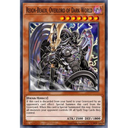 Reign-Beaux, Overlord of Dark World (Common)