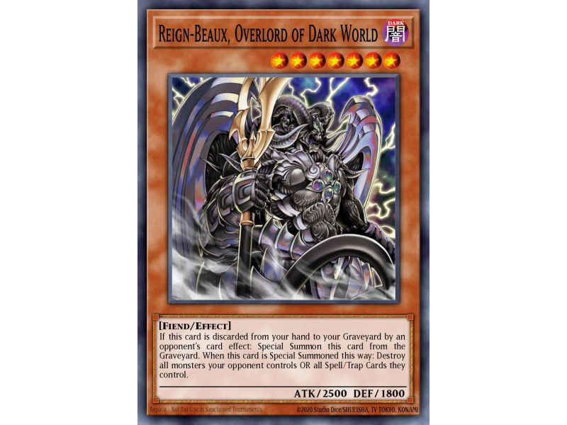 Reign-Beaux, Overlord of Dark World (Common)